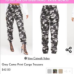 pretty little thing camo pants